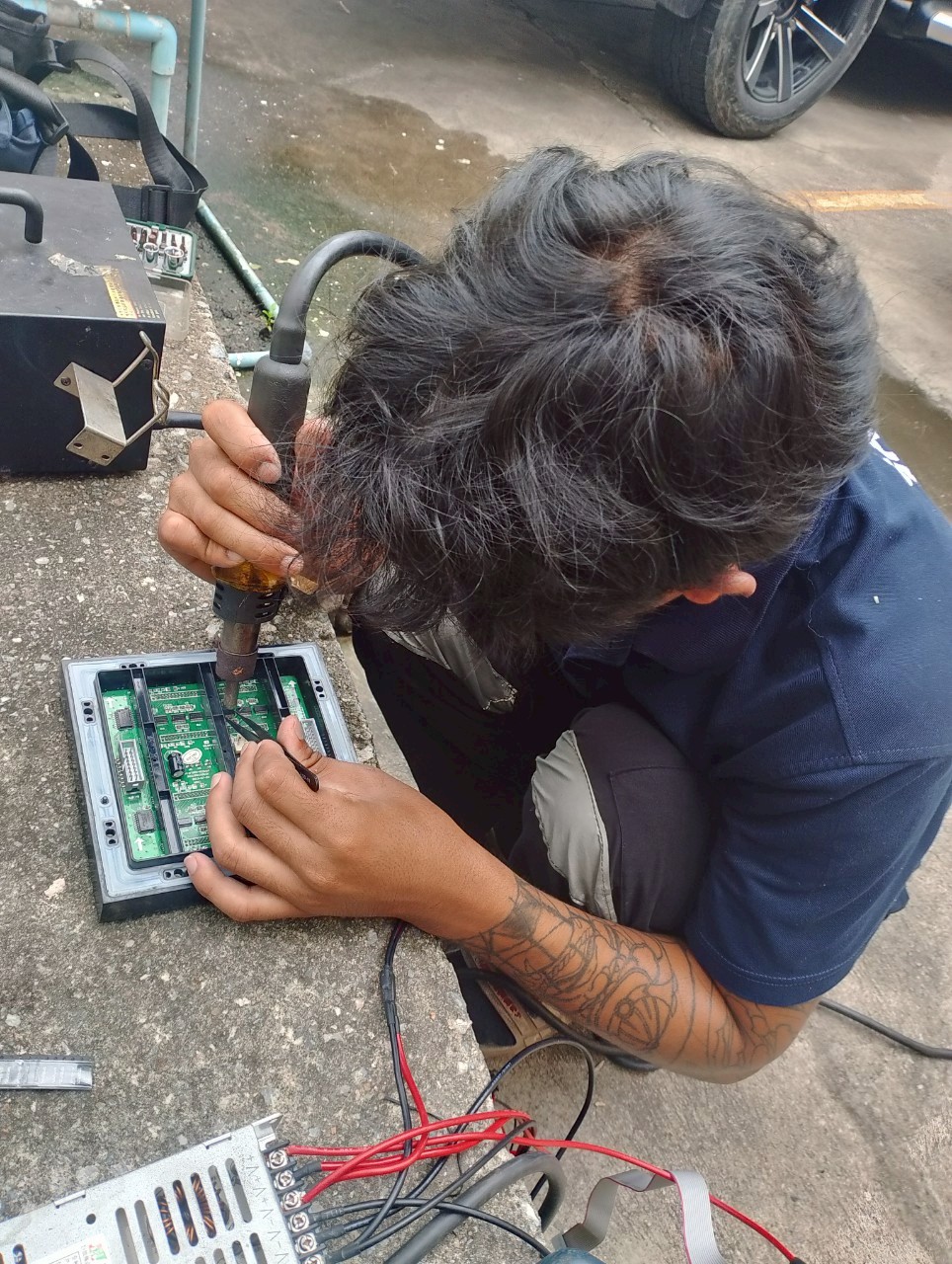 ทำการซ่อมโมดูลอาการดับ